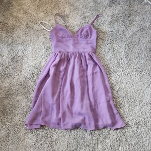 David's Bridal Size 0 Pruple Dress